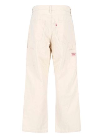 Levi's Mens Jeans White Cotton