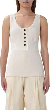 Bottega Veneta Mujer, Camisetas, Beige, Talla: S