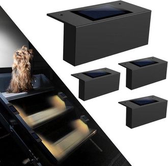 OEM 4 Luces Led Con Sensor De Movimiento Para Estribos De Autocaravanas, Tira Led De 10 Led Con Sensor De Movimiento A Pilas Para Autocaravanas