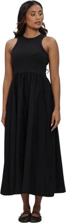 Y.A.S Y.a.s, Kleedjes, Dames, Zwart, XS, Denim, Dames Jurken Yasmira Sl Long Dress