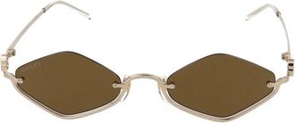 Gucci Gold Brown Sunglasses Gg1604S Style