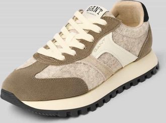 GANT Sneaker mit Label-Detail Modell Caffay in Taupe, Größe 36