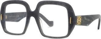 Loewe Anagram Optisch Montuur - unisex - Brillen - Zwart - 52 MM - Accessoires