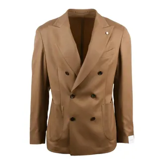 Luigi Bianchi Mantova Hombre, Chaquetas, Marr&oacute;n, Talla: L