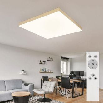 Globo Lighting Plafoniera soggiorno lampada sala da pranzo lampada da soffitto lampada corridoio, telecomando dimmerabile cct luce notturna-/memory, 1x led