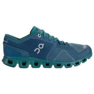 On Cloud X Synthetic Textile Mens Low Top Trainers - Storm Tide - Size:UK 11.5