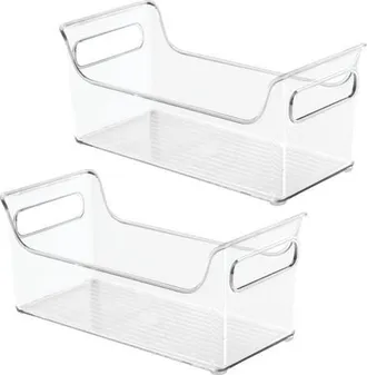 iDesign Plastic Condiment Organizer with Handles, Set of 2, Clear, Made in USA at Nordstrom