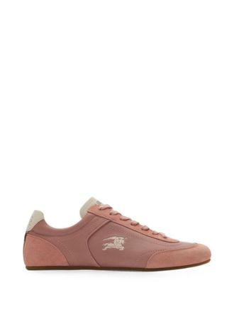 Burberry Pink Leather Sneakers