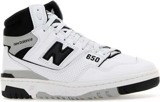 New Balance Mens Multicolor Leather 650 Sneakers White