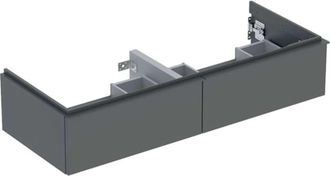Keramag Keramag - Geberit Icon Mueble Bajo Lavabo Para Lavabo Doble, 2 Cajones
