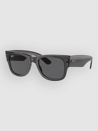 Ray-Ban Mega Wayfarer Transparent Black Sonnenbrille schwarz