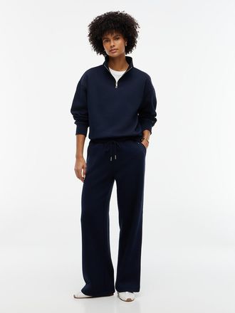 Tommy Hilfiger Womens Straight Leg Sweatpant - Navy - XXL