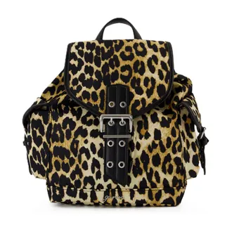 Ganni Womens Bucky Backpack Multicolor Nylon