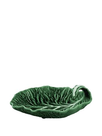 Bordallo Pinheiro large Cabbage leaf tray - unisex - Earthenware - OS - Green