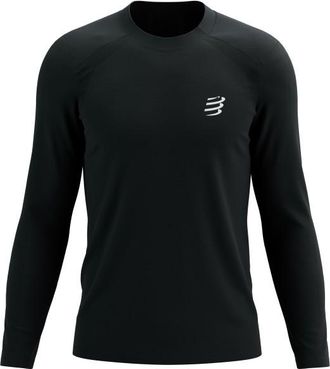 Compressport Performance L/S T-Shirt Laufshirt f&uuml;r Herren | schwarz