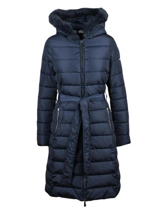 Liu Jo Multicolor Long Fitted Polyamide Down Jacket