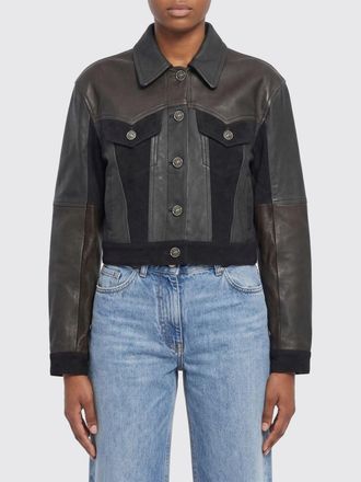 Versace Giacca di pelle Versace