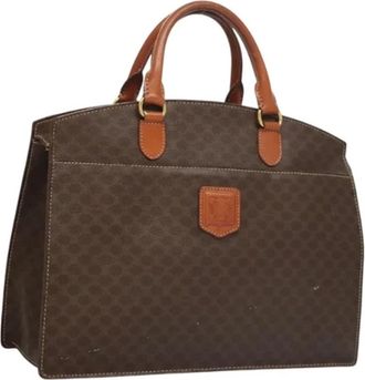 Celine Tweedehands leren handtassen - Dames - Vintage Handtas - Bruin - ONE Size - Leer - Vintage