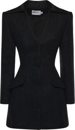 Self Portrait Blazers, female, Black, Size: S Blazer Tailored Midi Dress