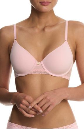 Natori Bliss Perfection Comfort T-Shirt Bra in Delicate Rose at Nordstrom, Size 36Ddd