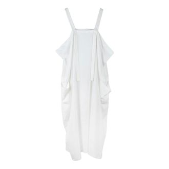 Yohji Yamamoto Abito destrutturato garzato - Dresses - Mujer - Blanco - S