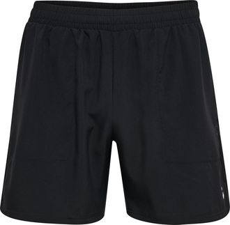 Hummel Trainingsshorts HUMMEL HMLPULSE WORKOUT SHORTS, Damen, Gr. XXL (44), N-Gr, schwarz, Obermaterial: 100% Polyester, Hosen Trainingsshorts, aus gewebtem 