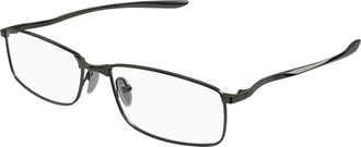 Balenciaga Rechthoekige Brillen - Heren - Brillen - Grijs - 60 MM - Accessoires