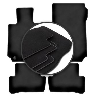 OEM Alfombrillas Premium Para Mercedes C W204 Sed&aacute;n, Familiar, Coup&eacute; (2007-2014)