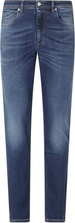Re-hash Rubens 5 Tasche - Heren - Slim Fit Jeans - Blauw - W34 - Katoen - Jeans