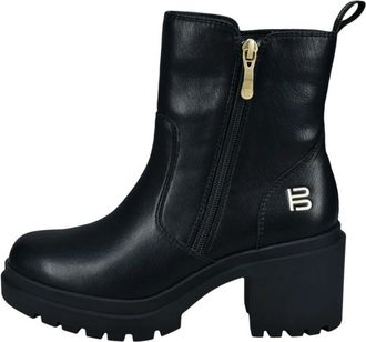 Bagatt Enkellaarsjes - Dames - Laarzen met Hak - Zwart - 38 EU - Schoenen