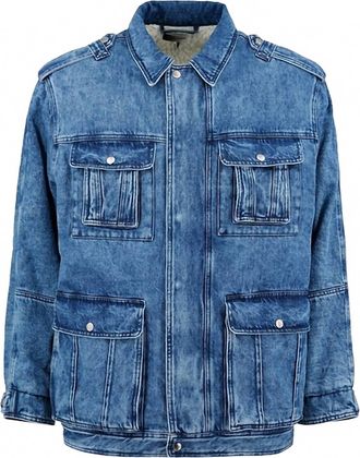 Isabel Marant Mens Joltao Denim Jacket In Blue