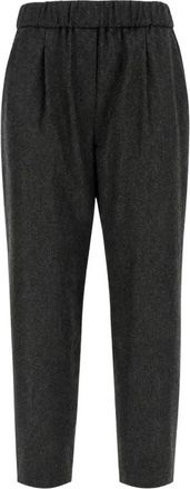 Giorgio Armani Te 10537 Trainingsbroeken - Dames - Sweatpants - Grijs - S - Leer - Broeken