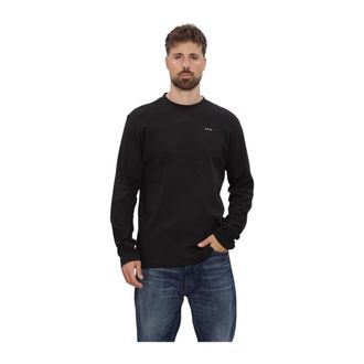 G-Star True Regular R T L/S - Heren - Tops - Zwart - Maat: L