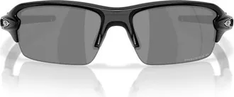 Oakley Gender Inclusive Flak 2.0 XL 59mm Polarized Rectangular Sunglasses in Polished Black/prizm Black at Nordstrom