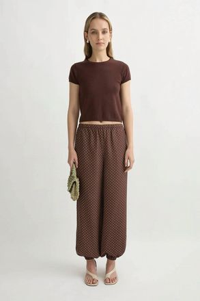 Poss&eacute; Evie Pants In Chocolate/vanilla