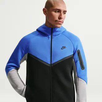 Nike Mens Tech Fleece Windrunner Full-Zip Jacket in Blue | HV0949-453
