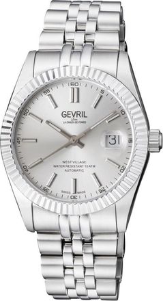 Gevril Group West Village Automatic Silver Dial Mens Watch 48902