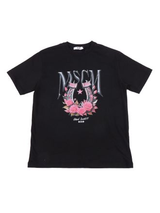Msgm Jersey T Shirt Girl