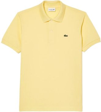Lacoste Tops, Heren, Geel, XL, Katoen, Lacoste T-shirts en Polo Giallo