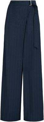 Brunello Cucinelli Dazzling chalk stripe trousers in Blue at Nordstrom, Size 44 It