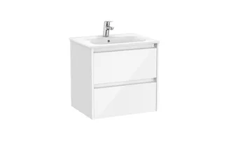 Roca Mueble 600mm Tenet 2 Cajones Con Lavabo Blanco Brillo