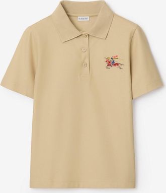 Burberry EKD Cotton Polo Shirt, Size: XXS