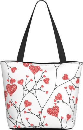 AOOEDM ValentineS Day Ladies Shopping Bag 13x11x7in Gift For Mom, Daughter, Wife,Etc
