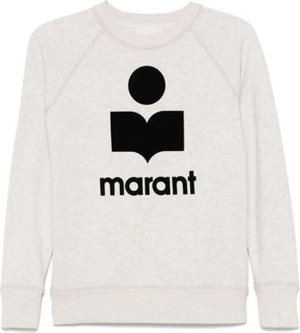 Isabel Marant Millyny Sweatshirt - Dames - Sweatshirts - Beige - S - Katoen - Hoodies & sweatvesten