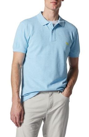 Rodd & Gunn Gunn Piqu&eacute; Sports Fit Cotton Polo in Surf at Nordstrom, Size Xxx-Large