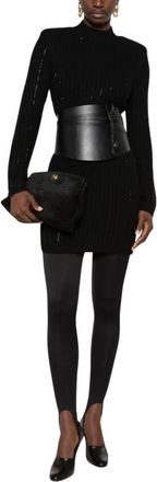 Twinset Twin-set Jurken - Dames - Kleedjes - Zwart - M - Kleedjes