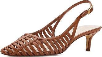 Franco Sarto Kate Slingback Womens Shoes Brown : 9.5 M, Textile