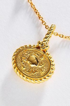 Awe Inspired Zodiac Gemstone Pendant Necklace