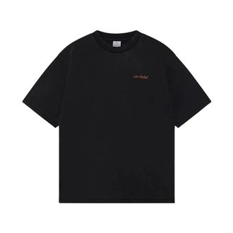 Won Hundred LA Italic Logo T-shirt - Heren - Tops - Zwart - Maat: S