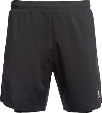 Karrimor Heren 2 in 1 Hardloopshort (Zwart)